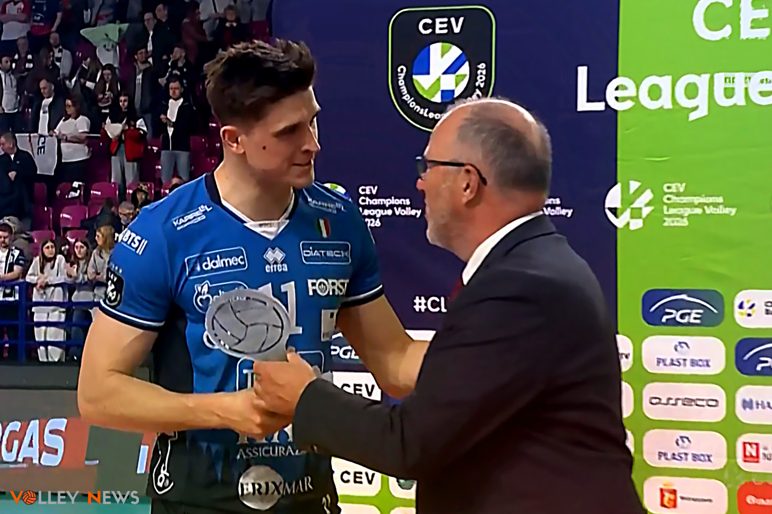 MVP
    meczu został / a Kevin Tillie