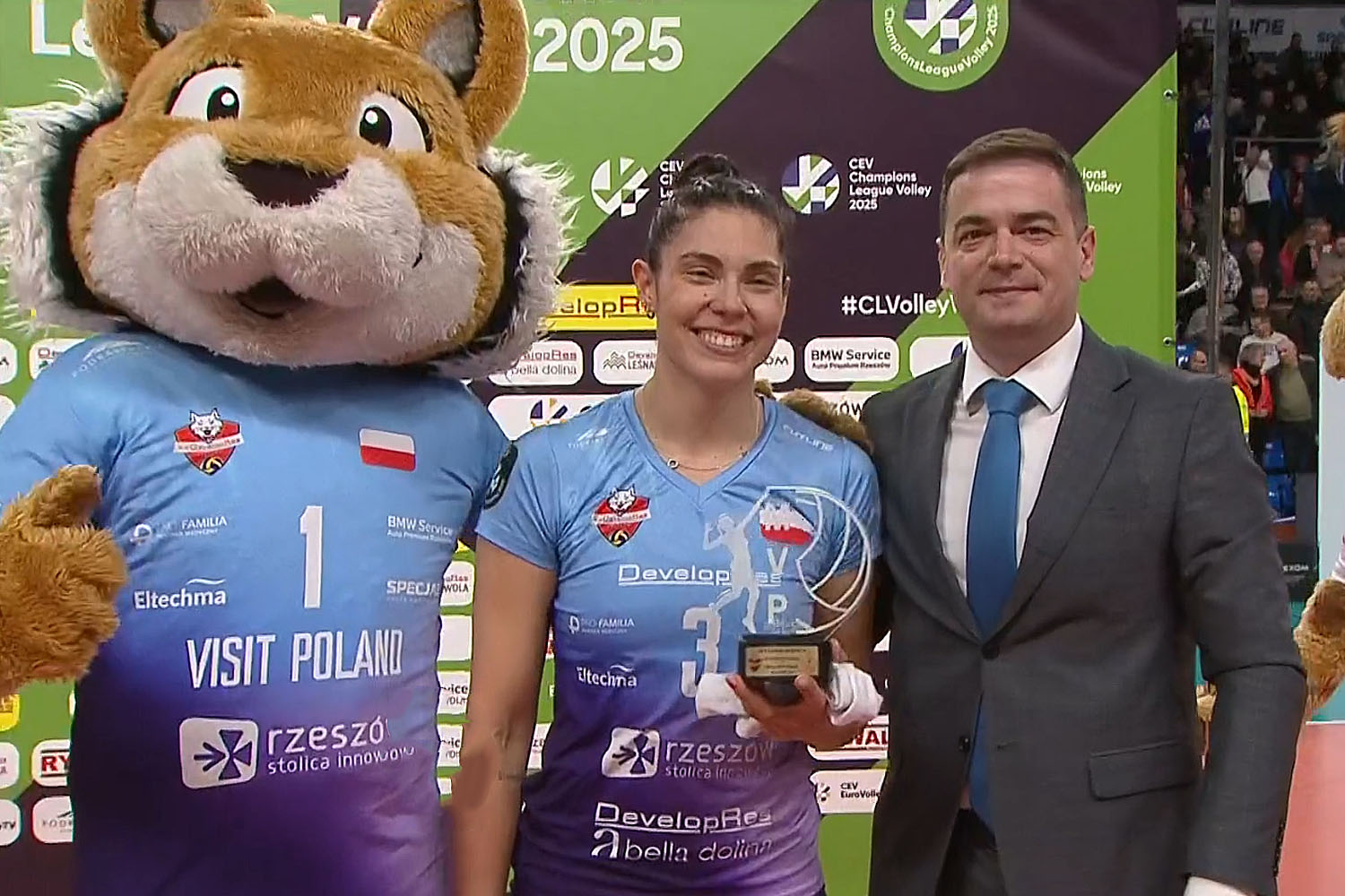 MVP meczu został /a Bruna Honorio