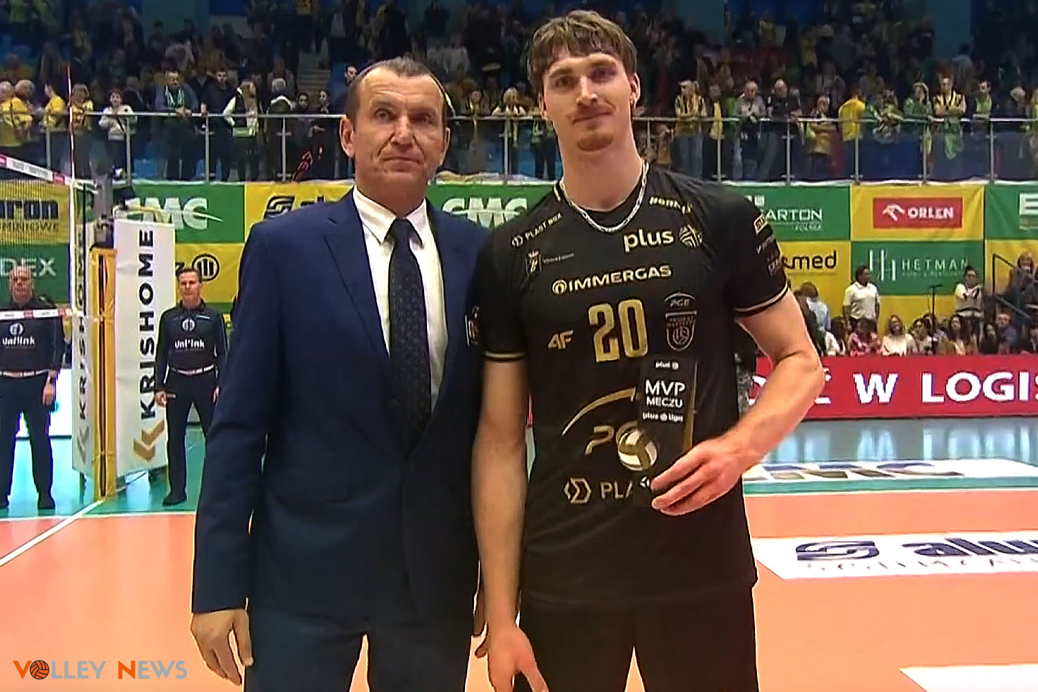 MVP meczu został /a  Linus Weber