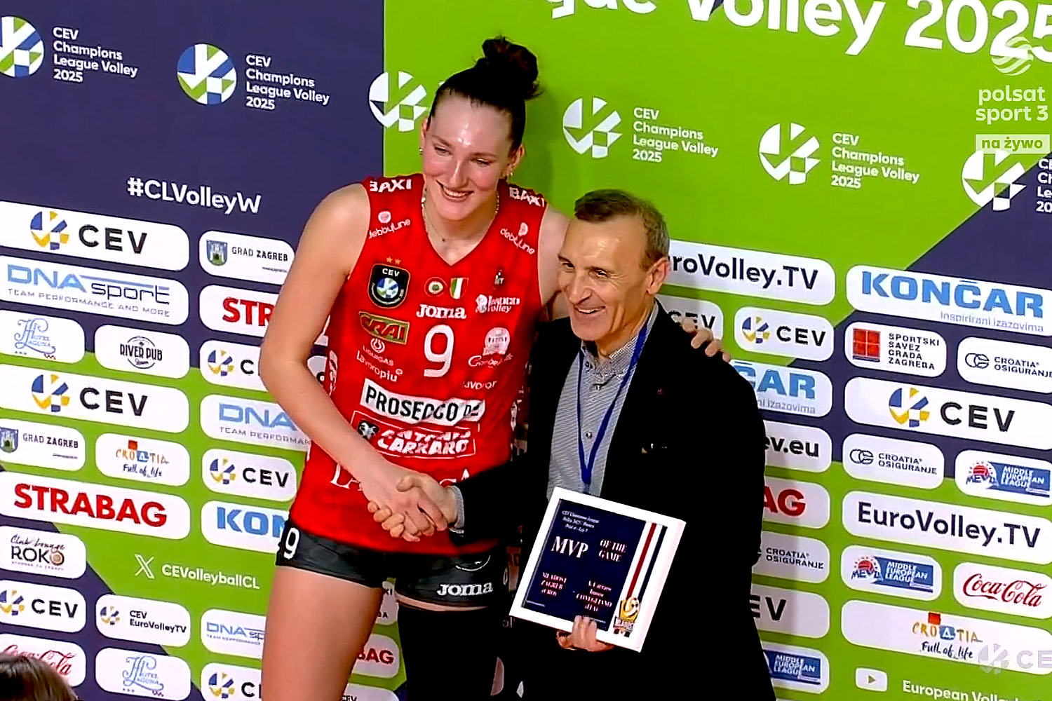 MVP meczu został /a Marina Lubian